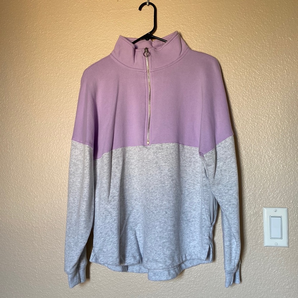 VSPink Half Zip Sweater